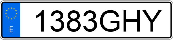 Numer rejestracyjny 1383GHY posiada AUDI A3 SPORTBACK Numer rejestracyjny 1383GHY posiada AUDI A3 SPORTBACK