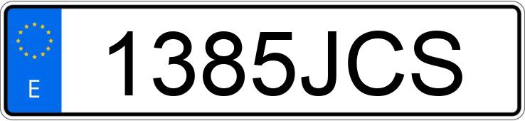 Numer rejestracyjny 1385JCS posiada PEUGEOT 208