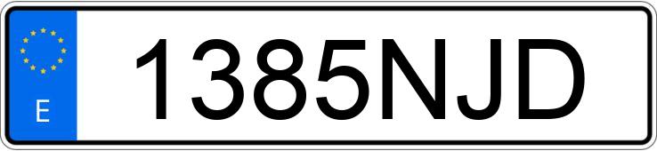 Numer rejestracyjny 1385NJD posiada AUDI A3 Numer rejestracyjny 1385NJD posiada AUDI A3