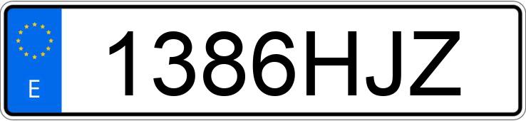 Numer rejestracyjny 1386HJZ posiada CITROEN JUMPER