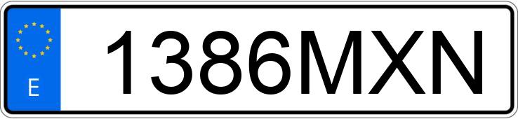Numer rejestracyjny 1386MXN posiada CUPRA LEON 1.5 ETSI 150 DSG