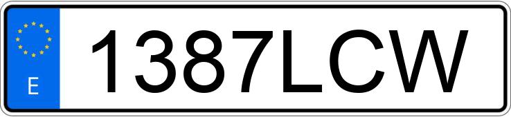 Numer rejestracyjny 1387LCW posiada PEUGEOT 308 Numer rejestracyjny 1387LCW posiada PEUGEOT 308