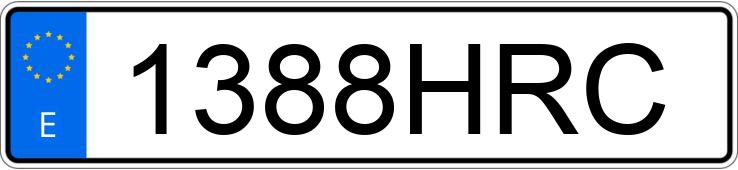 Numer rejestracyjny 1388HRC posiada MERCEDES CLA (117)