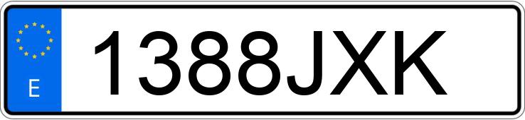 Numer rejestracyjny 1388JXK posiada PORSCHE 718 CAYMAN