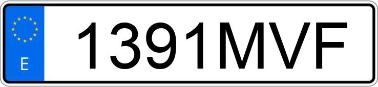 Numer rejestracyjny 1391MVF posiada OPEL COMBO