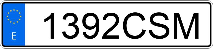 Numer rejestracyjny 1392CSM posiada SEAT LEON Numer rejestracyjny 1392CSM posiada SEAT LEON