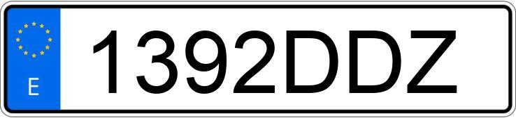 Numer rejestracyjny 1392DDZ posiada SEAT IBIZA Numer rejestracyjny 1392DDZ posiada SEAT IBIZA