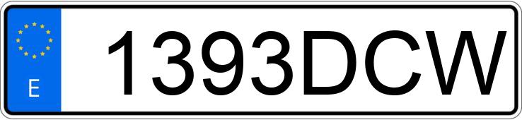 Numer rejestracyjny 1393DCW posiada IVECO EURORIDER Numer rejestracyjny 1393DCW posiada IVECO EURORIDER