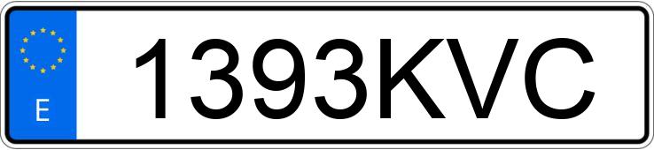 Numer rejestracyjny 1393KVC posiada PEUGEOT 208