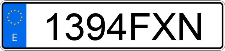 Numer rejestracyjny 1394FXN posiada FORD S-MAX Numer rejestracyjny 1394FXN posiada FORD S-MAX