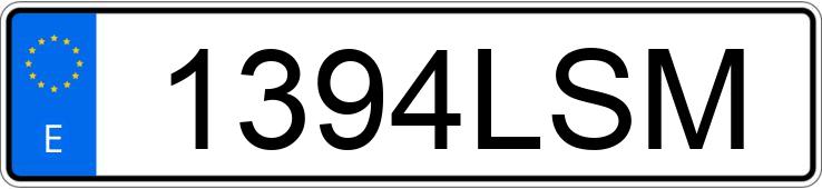 Numer rejestracyjny 1394LSM posiada VOLKSWAGEN TIGUAN