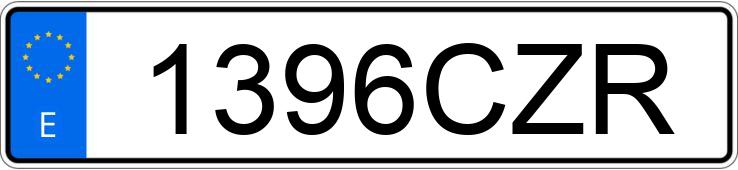 Numer rejestracyjny 1396CZR posiada HUMMER H2