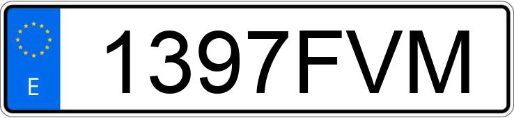 Numer rejestracyjny 1397FVM posiada SEAT LEON