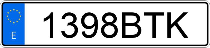 Numer rejestracyjny 1398BTK posiada RENAULT MEGANE Numer rejestracyjny 1398BTK posiada RENAULT MEGANE