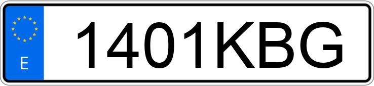 Numer rejestracyjny 1401KBG posiada RENAULT CLIO