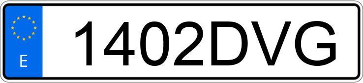Numer rejestracyjny 1402DVG posiada BMW SERIE 3