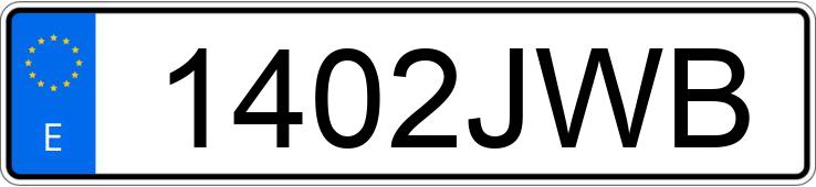 Numer rejestracyjny 1402JWB posiada SEAT IBIZA