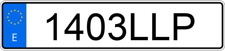 Numer rejestracyjny 1403LLP posiada MERCEDES A (177)