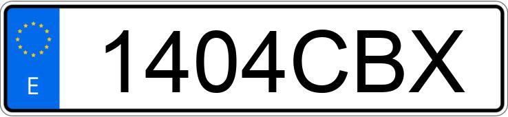 Numer rejestracyjny 1404CBX posiada MINI MINI Numer rejestracyjny 1404CBX posiada MINI MINI