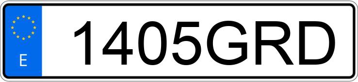 Numer rejestracyjny 1405GRD posiada RENAULT MEGANE