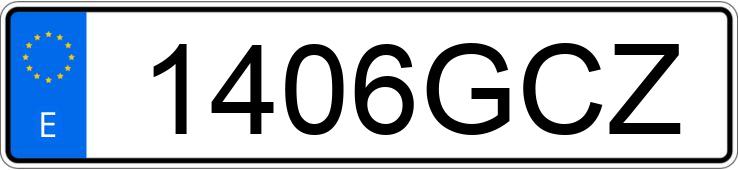 Numer rejestracyjny 1406GCZ posiada SEAT LEON