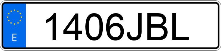 Numer rejestracyjny 1406JBL posiada HYUNDAI I30