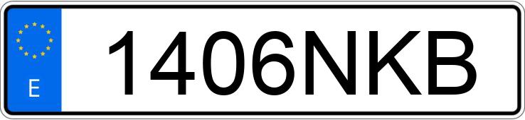 Die Registrierungsnummer 1406NKB hat PEUGEOT 208
