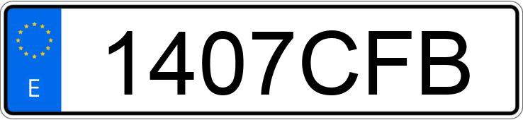 Numer rejestracyjny 1407CFB posiada MAN TG