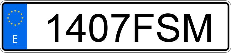 Numer rejestracyjny 1407FSM posiada VOLKSWAGEN POLO