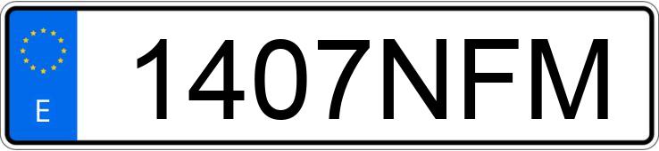 Numer rejestracyjny 1407NFM posiada TOYOTA AURIS Numer rejestracyjny 1407NFM posiada TOYOTA AURIS