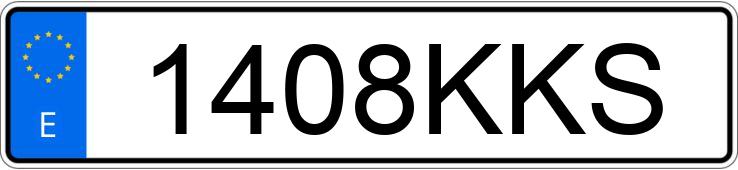 Numer rejestracyjny 1408KKS posiada FIAT PUNTO