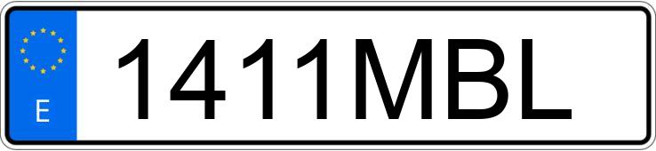 Numer rejestracyjny 1411MBL posiada FORD ECOSPORT Numer rejestracyjny 1411MBL posiada FORD ECOSPORT