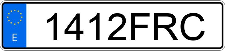 Numer rejestracyjny 1412FRC posiada CITROEN C4 PICASSO 5PZ Numer rejestracyjny 1412FRC posiada CITROEN C4 PICASSO 5PZ