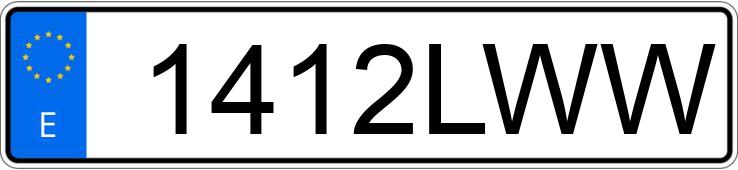 Numer rejestracyjny 1412LWW posiada IVECO DAILY