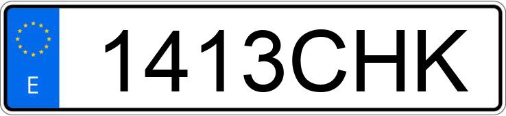 Numer rejestracyjny 1413CHK posiada FORD FOCUS