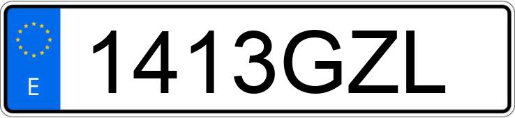 Numer rejestracyjny 1413GZL posiada RENAULT GRAND KANGOO Numer rejestracyjny 1413GZL posiada RENAULT GRAND KANGOO