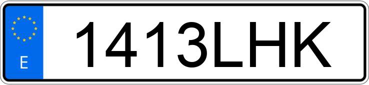 Numer rejestracyjny 1413LHK posiada TOYOTA LAND CRUISER