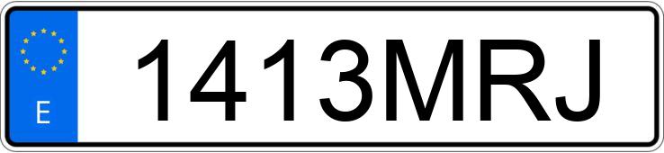 Numer rejestracyjny 1413MRJ posiada BMW R 1300