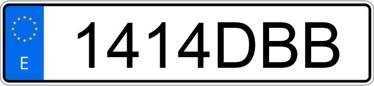 Numer rejestracyjny 1414DBB posiada MERCEDES SLK (170-171)