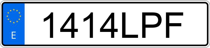 Numer rejestracyjny 1414LPF posiada AUDI Q5