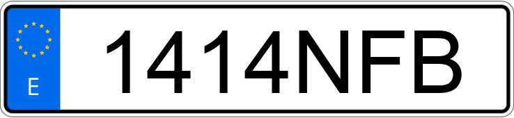 Numer rejestracyjny 1414NFB posiada RENAULT CAPTUR