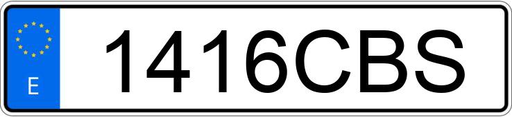Numer rejestracyjny 1416CBS posiada HONDA CRX Numer rejestracyjny 1416CBS posiada HONDA CRX