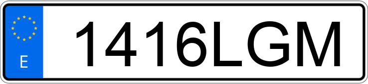 Numer rejestracyjny 1416LGM posiada LEXUS NX 300 H