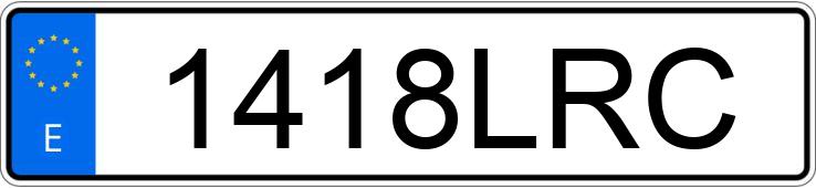 Numer rejestracyjny 1418LRC posiada CITROEN C4
