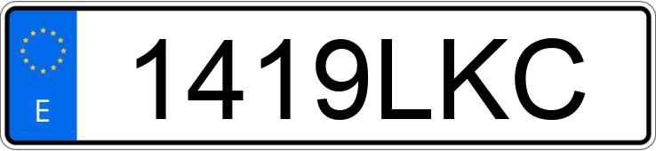 Numer rejestracyjny 1419LKC posiada FORD FOCUS