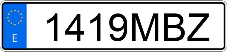 Numer rejestracyjny 1419MBZ posiada FORD FOCUS