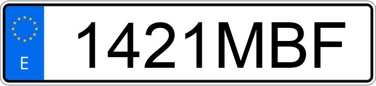 Numer rejestracyjny 1421MBF posiada CITROEN BERLINGO