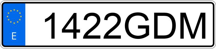 Numer rejestracyjny 1422GDM posiada RENAULT TWINGO