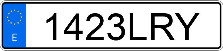 Numer rejestracyjny 1423LRY posiada SEAT LEON