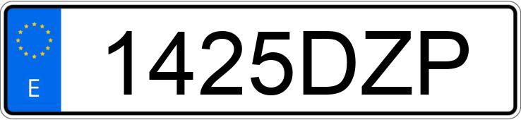 Numer rejestracyjny 1425DZP posiada MERCEDES SL (230)